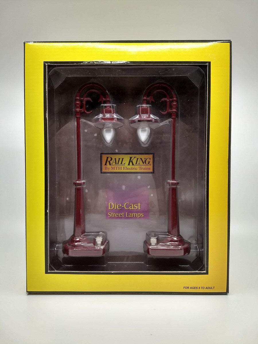MTH 30-1090 O #58 Maroon Single Arc Lamp Set (Pack of 2)