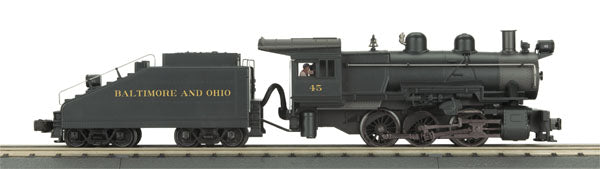MTH 30-1447-1 O Baltimore & Ohio 0-6-0 B-6 Steam Locomotive w/PS 2.0 #45