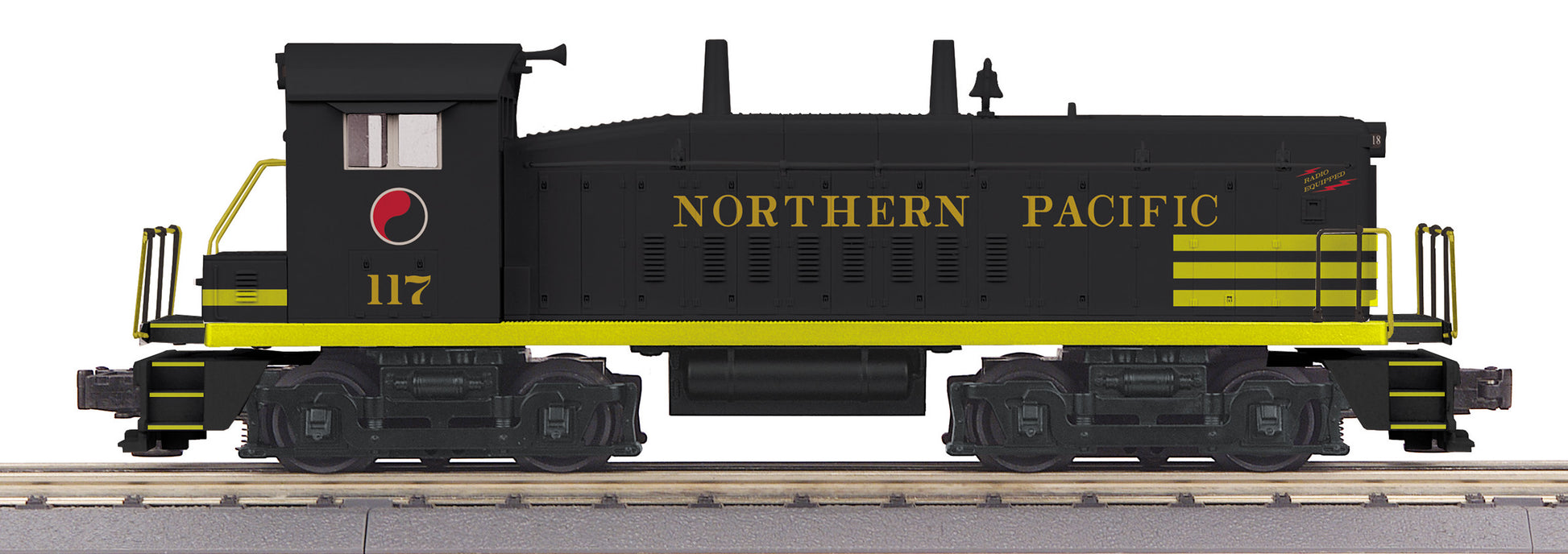 MTH 30-20909-1 O NP SW-9 Switcher Diesel Locomotive with Proto-Sound 3.0 #117