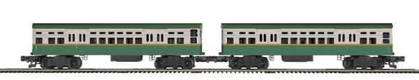 MTH 30-2673-3 O Chicago 6200 Series Subway Add-On Non-Powered Set (Set of 2)