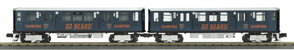 MTH 30-2766-3 O NFL - Chicago Bears Dummy Subway Add-On Set (Set of 2)