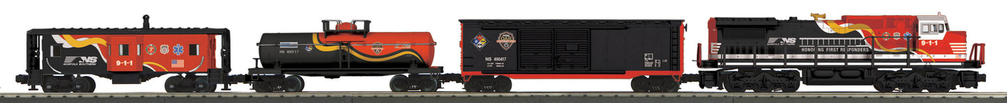 MTH 30-4239-1 O Gauge Norfolk Southern Dash-8 Diesel Freight Train Set w PS 3.0