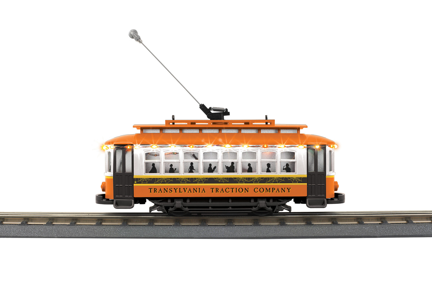 MTH 30-5226 O Transylvania Traction Co. Bump-n-Go Trolley with LED Lights #1031