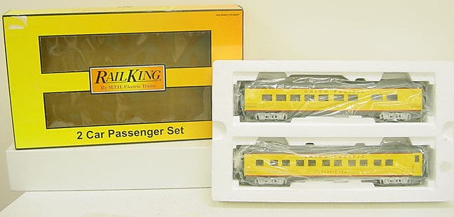 MTH 30-67038 O Union Pacific 60' Streamlined ABS Sleeper/Diner Set (Set of 2)