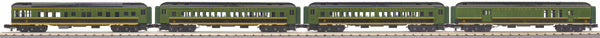 MTH 30-69070 O Grand Trunk Western 60' Madison Passenger Car Set (Set of 4)
