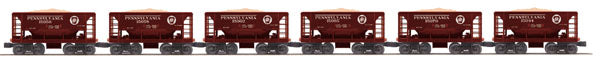 MTH 30-7038 O Pennsylvania RailKing Ore Car w/Ore Load (Set of 6)