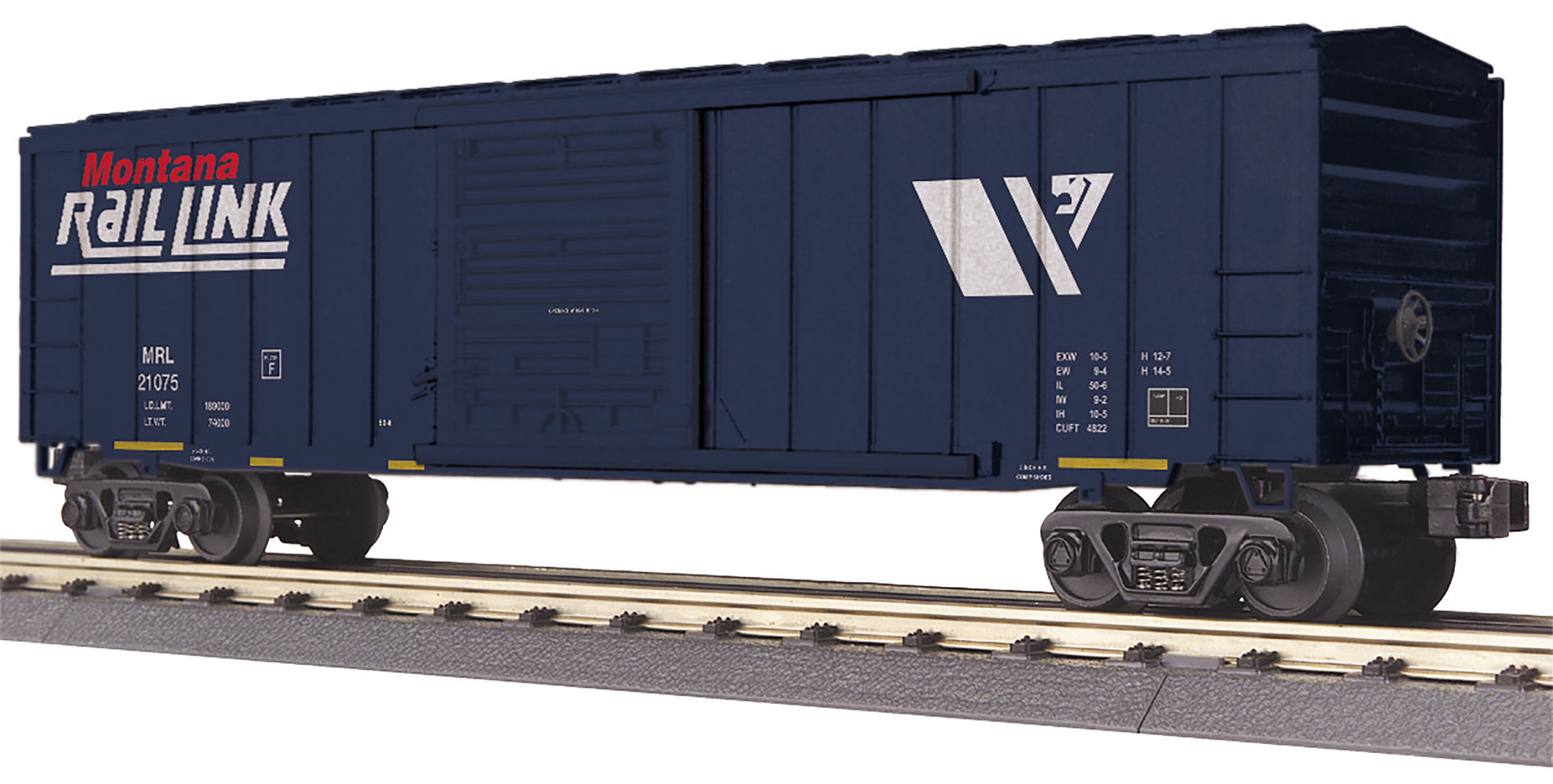 MTH 30-71092 O RailKing Montana Rail Link 50’ Modern Box Car #21075
