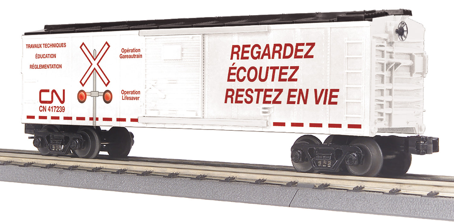 MTH 30-71119 O Canadian National Boxcar with Blinking LEDs #417239