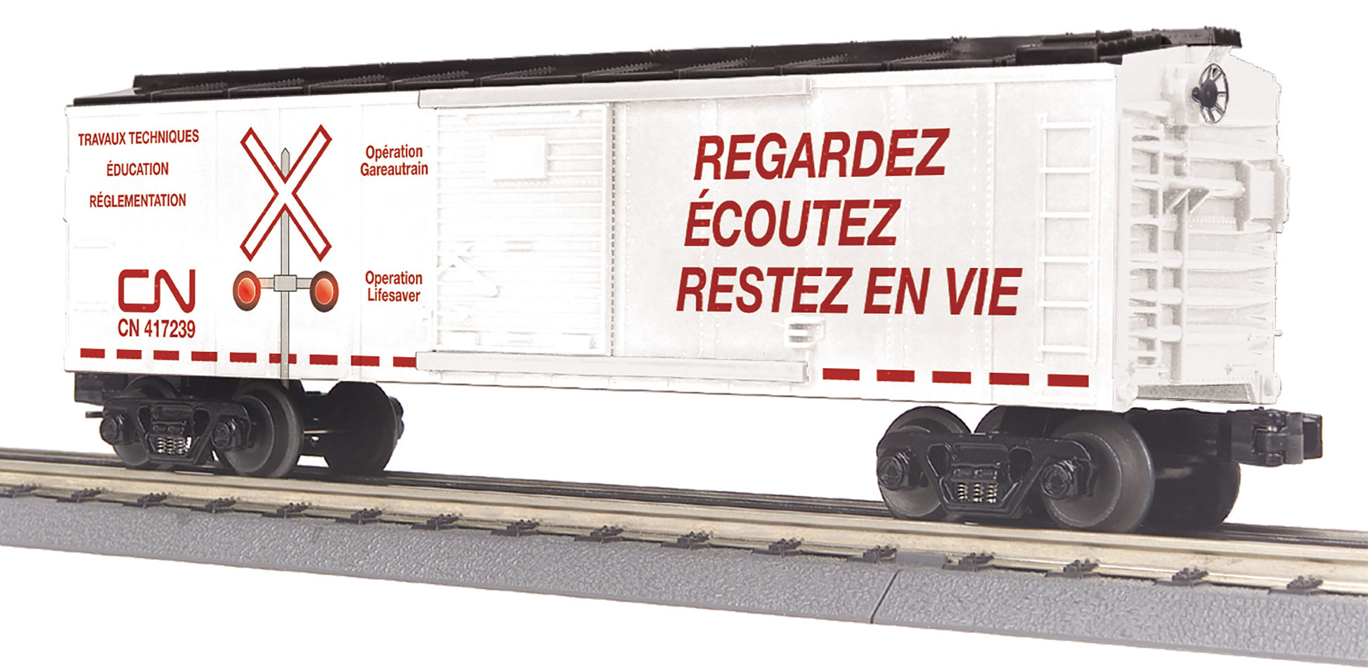 MTH 30-71119 O Canadian National Boxcar with Blinking LEDs #417239