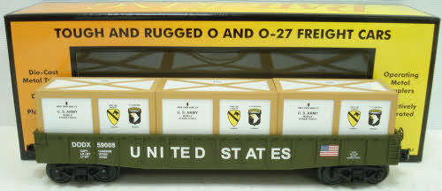 MTH 30-72014 U.S.Army Gondola w/Crates