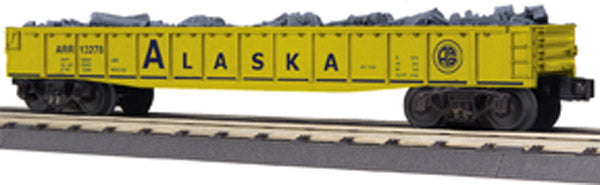 MTH 30-72061 O Gauge Alaska Gondola w/Junk Load