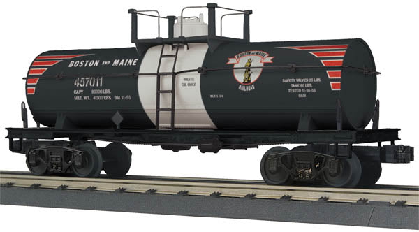 MTH 30-73344 O Gauge Boston & Maine Tank Car #457011