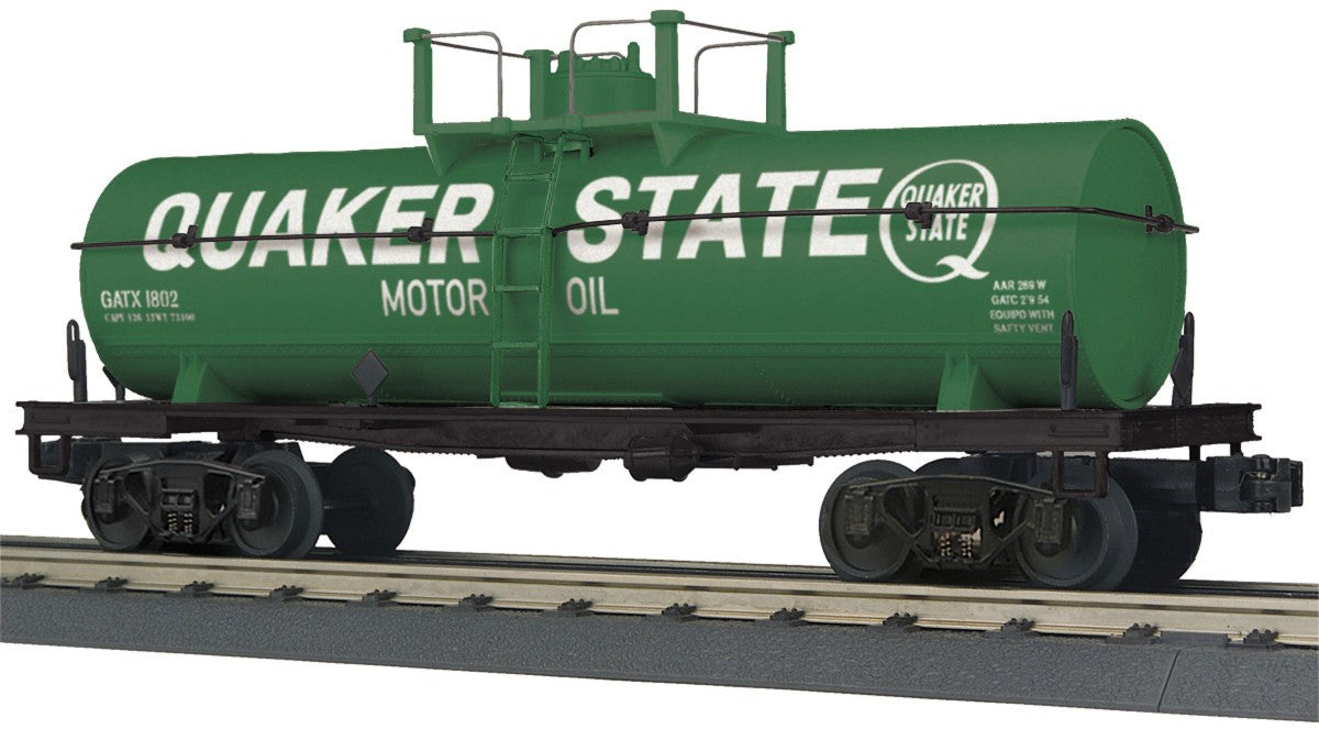 MTH 30-73380 O Quaker State Tank Car #1802 – Trainz