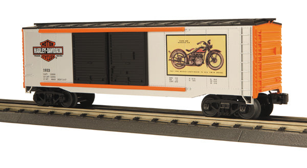 MTH 30-74472 Harley-Davidson 40’ Double Door Box Car