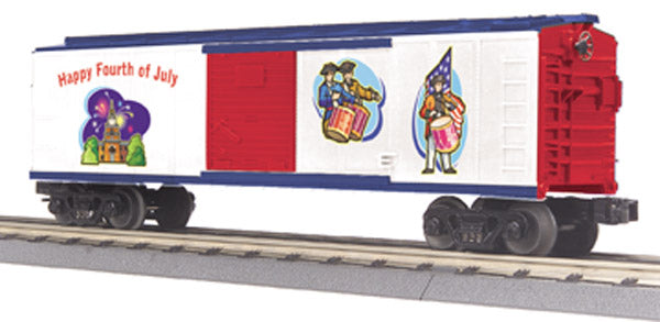 MTH 30-74601 O Gauge Happy 4th of July Boxcar