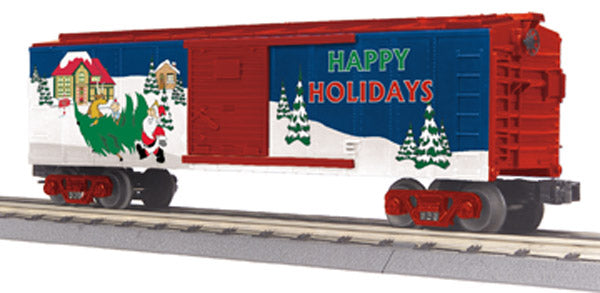 MTH 30-74605 O Gauge Happy Holidays Boxcar