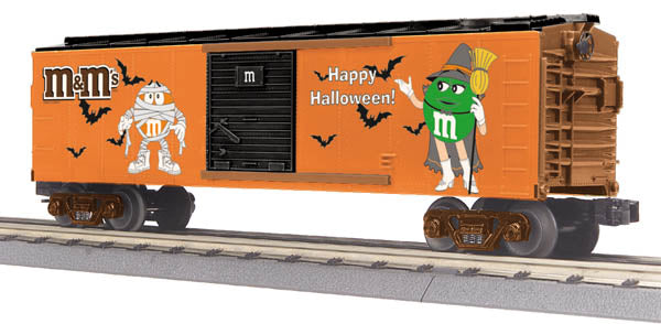 MTH 30-74638 O Gauge Mars Halloween M&Ms Boxcar