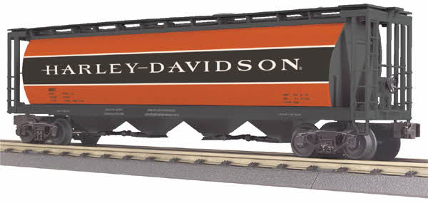 MTH 30-75247 O Gauge Harley-Davidson 4-Bay Hopper Car #2007