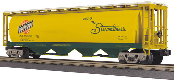 MTH 30-75366 C&NW 4-Bay Cylindrical Hopper Car