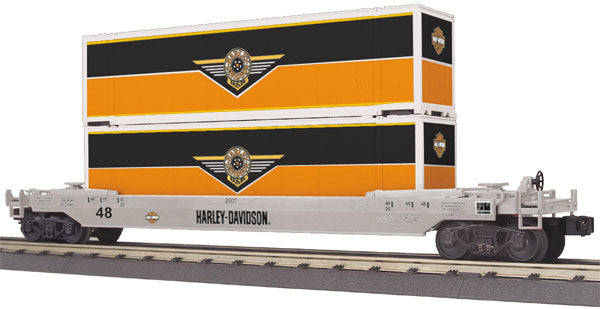 MTH 30-76256 Harley-Davidson Husky Stack Car w/Load