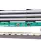 MTH 30-76317 O Gauge Great Northern Flat Car w/Bulkheads & Pipe Load