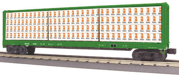 MTH 30-76323 Burlington Northern Center I-Beam Flat Car V2