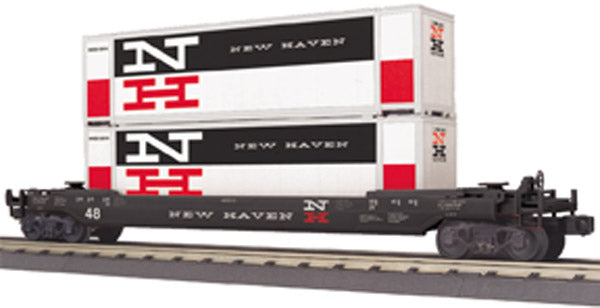 MTH 30-76396 New Haven Husky Stack Car