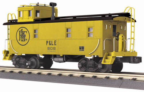 MTH 30-77147 O Pittsburgh & Lake Erie Offset Steel Caboose Car #808