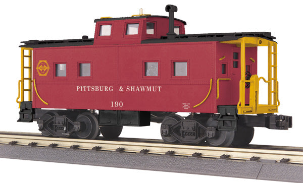 MTH 30-77161 O Pittsburg & Shawmut Steel Caboose #190