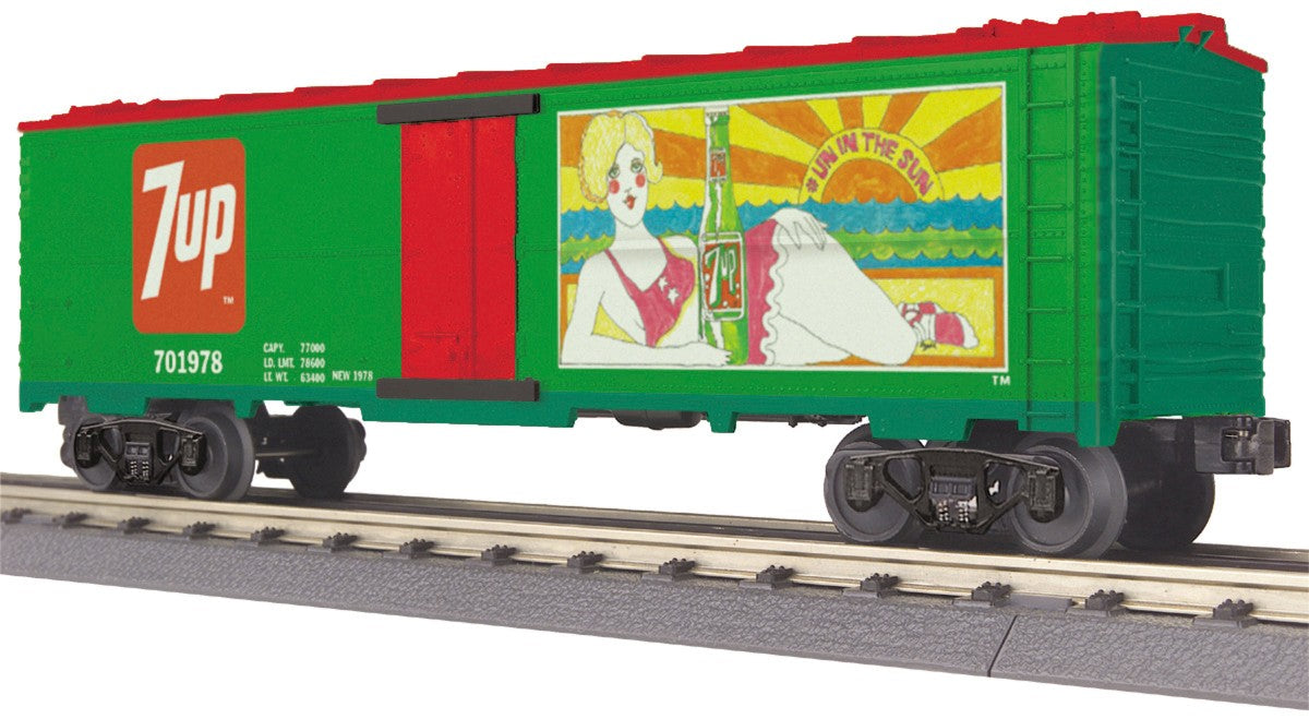 MTH 30-78074 7UP Modern Reefer Car