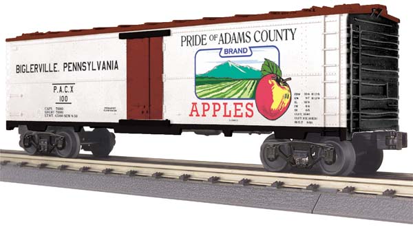MTH 30-78118 O Adam's County Apples Reefer Car