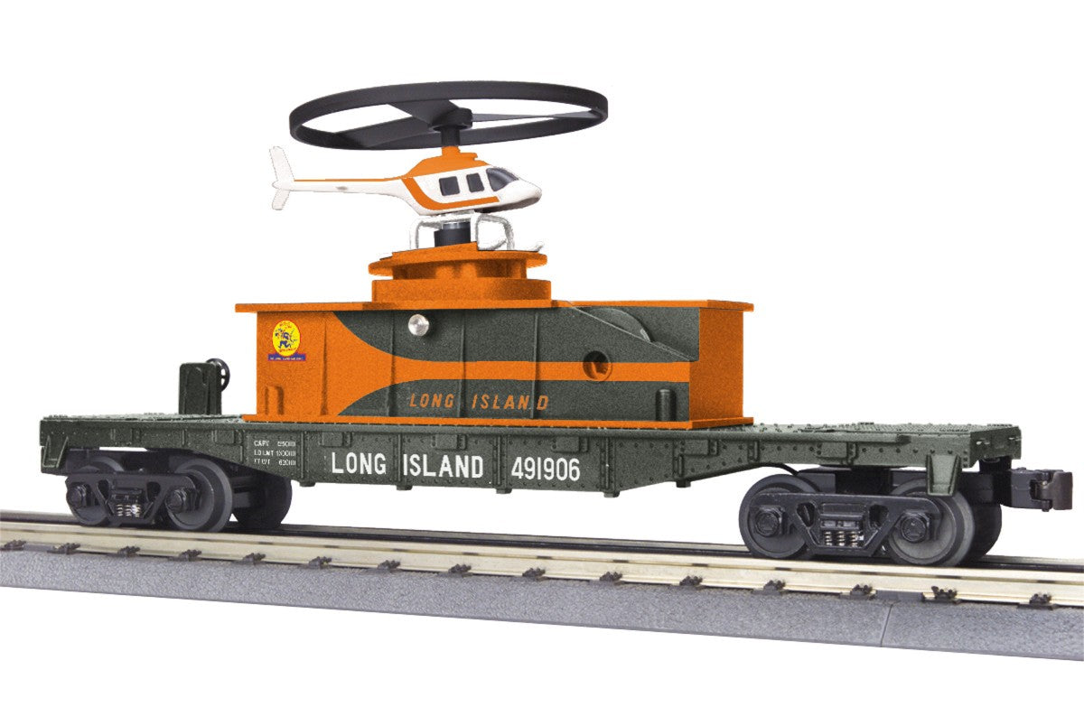 MTH 30-79391 LI FLAT CAR W/COPTER