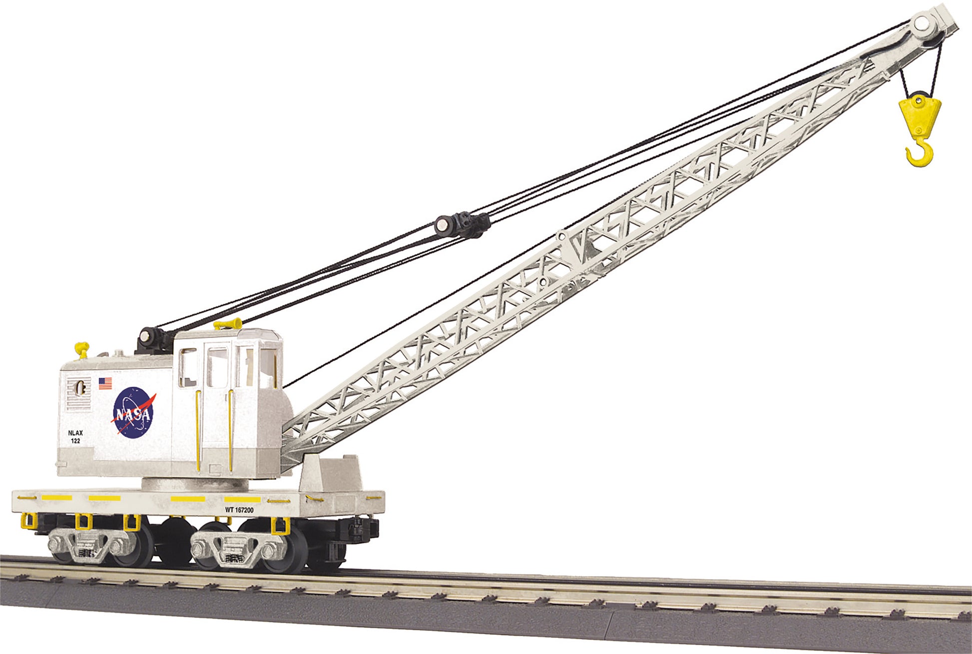 MTH 30-79658 O NASA American Crane Car #122