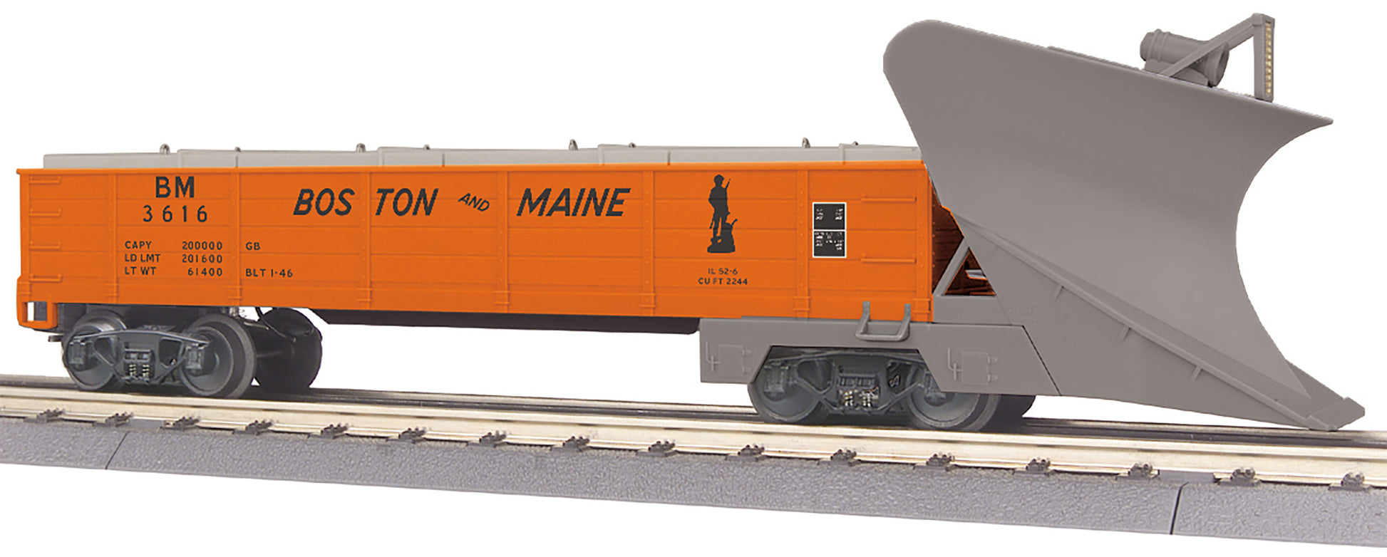 MTH 3079677 O Heavy Duty Snow Plow B&M
