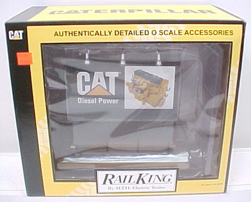 MTH 30-90059 O Lighted Caterpillar CAT Diesel Power Billboard