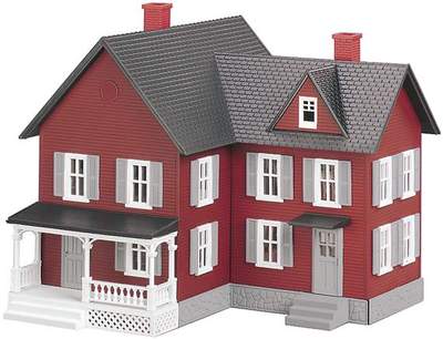 MTH 30-9016 O Red W/Gray Built Up Farm House