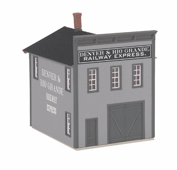 MTH 30-90163 O Assembled D&RG REA 2-Story Livery Building