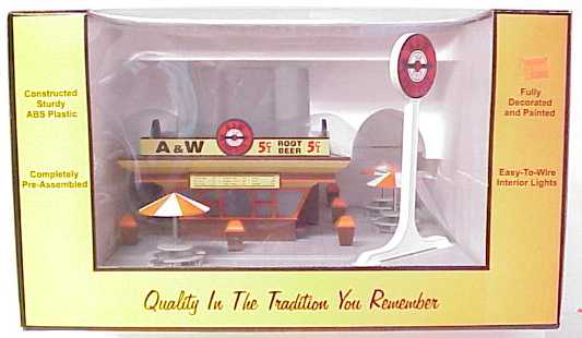 MTH 30-9068 A&W Rootbeer Restaurant Stand
