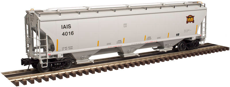 Atlas 3001127 O Iowa Interstate Trinity 5161 cu. ft. Covered Hoppers 3-Rail