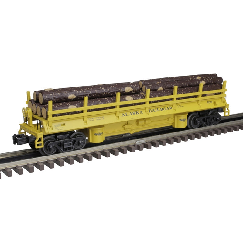 Atlas 3001161 O Alaska Railroad 3-Rail Log Dump Car