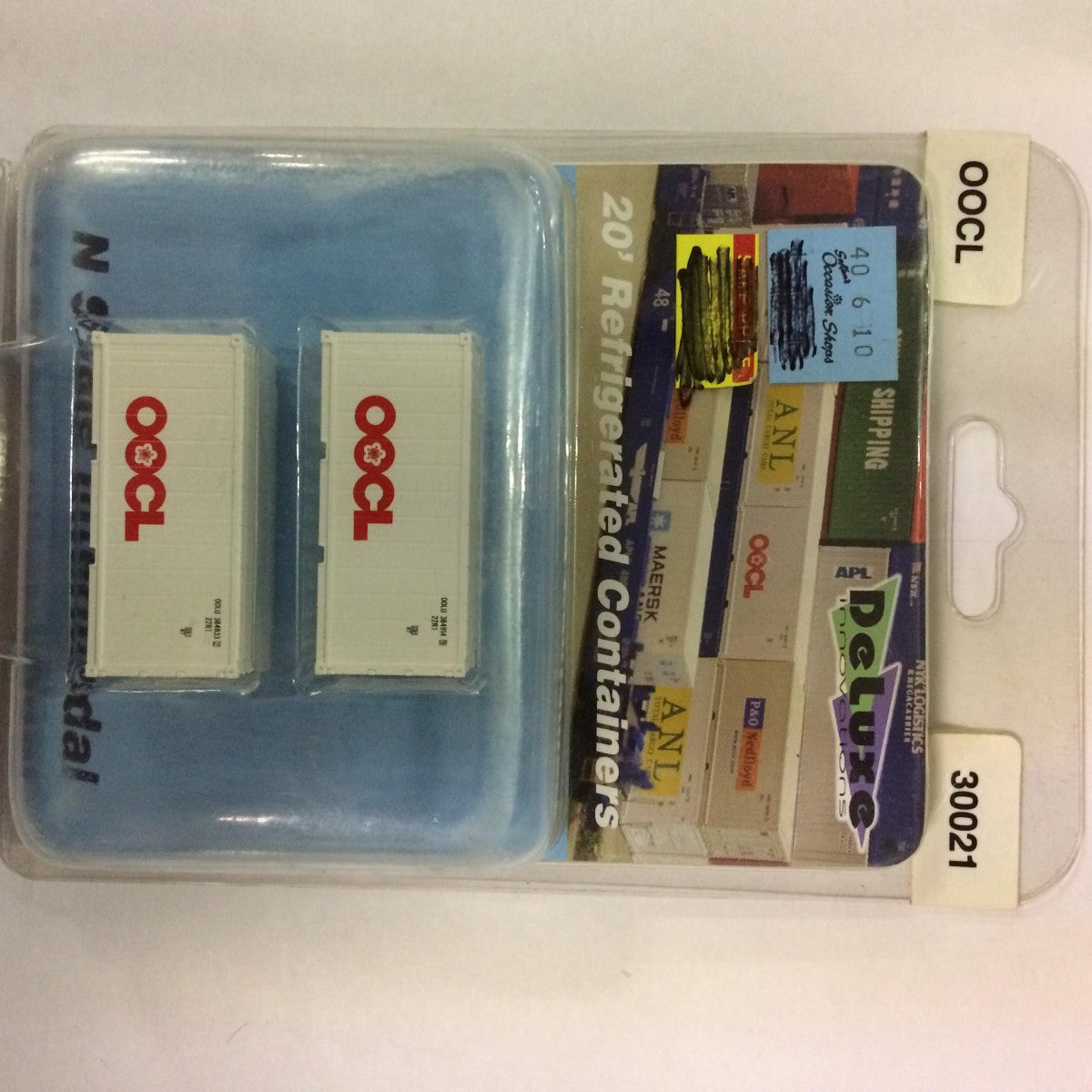Deluxe Innovations 30021 N OOCL 20' Refrigerated Container (Set of 2)