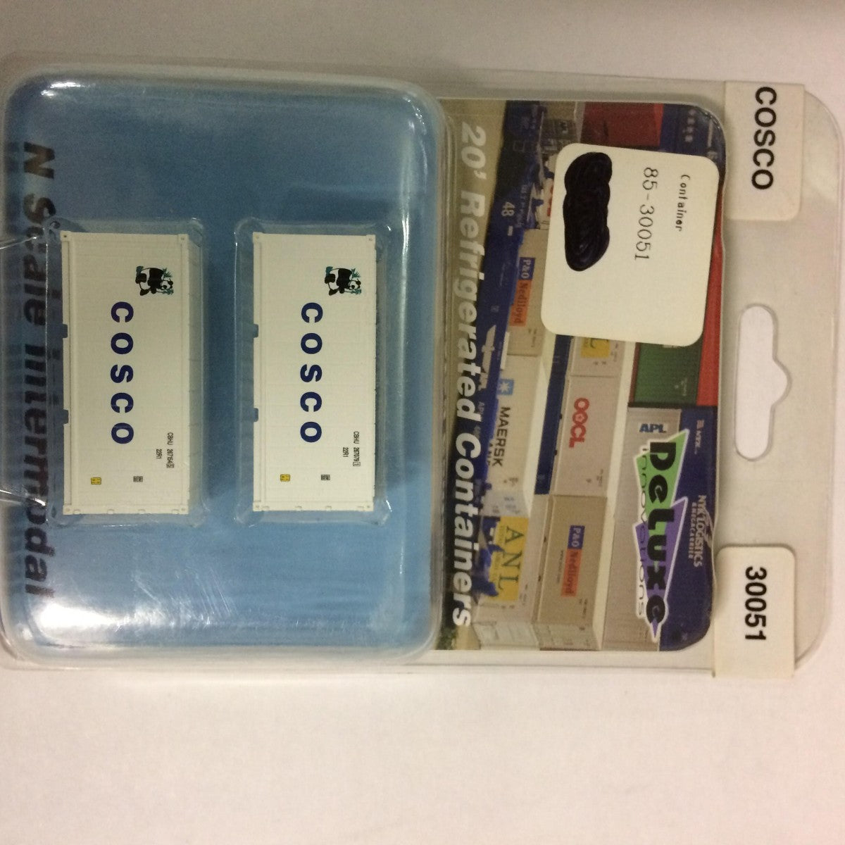 Deluxe Innovations 30051 N Scale 20' Refrigerated Containers Cosco