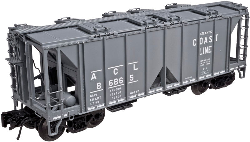 Atlas 3005107 O Atlantic Coast Line ACF 70-Ton 1958 Cubic Feet Covered Hopper
