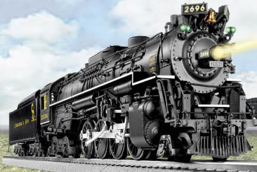 Lionel 6-30066 C&O Empire Builder O Gauge Steam Train Set