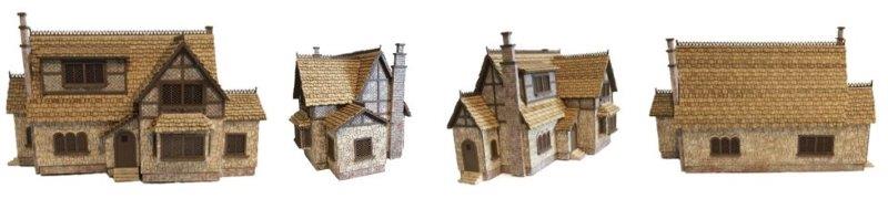HD Scale Models H01505 HO English Cottage Building Kit