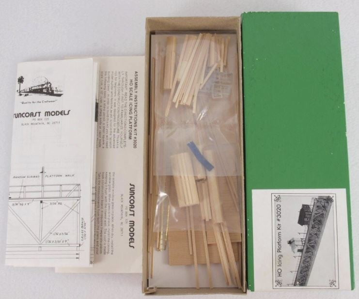 Suncoast Models 3020 HO 18' Icing Platform Building Kit