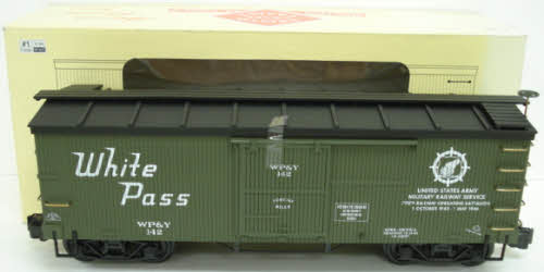 Aristo-Craft 86007 White Pass Wood Boxcar