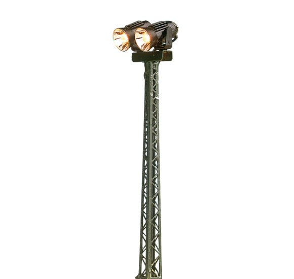Brawa 83012 N Double Floodlight with Reflectors