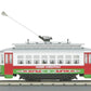 MTH 30-4172-1 Christmas No. 25 RailKing Trolley O Gauge Train Set