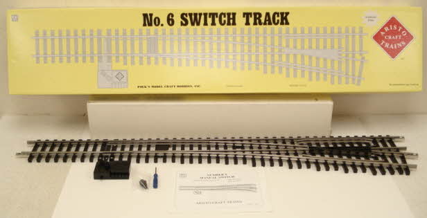Aristo-Craft 20330 G #6 Stainless Steel Right Hand Switch Turnout